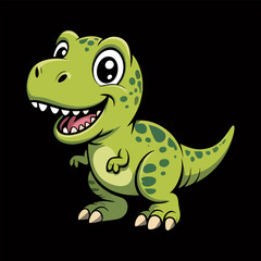 Obraz premium cute baby dinosaur vector for t-shirt