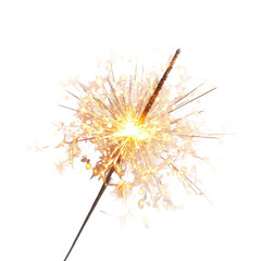 Sparkler ignites celebration with bright, colorful sparks during evening festivities