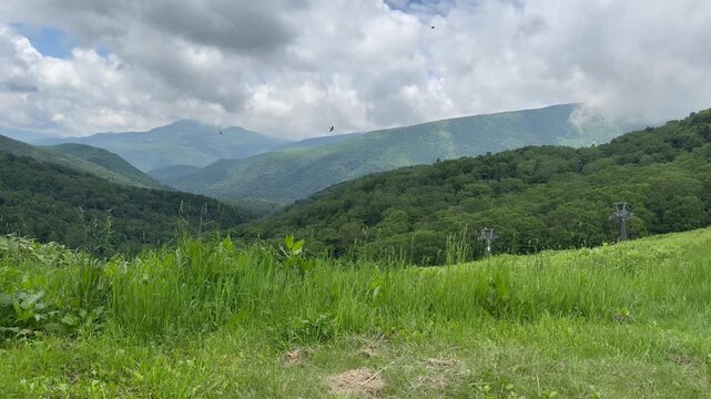 初夏の万座温泉