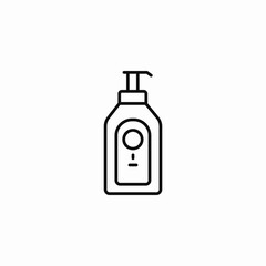 pump bottle dispenser icon sign vector