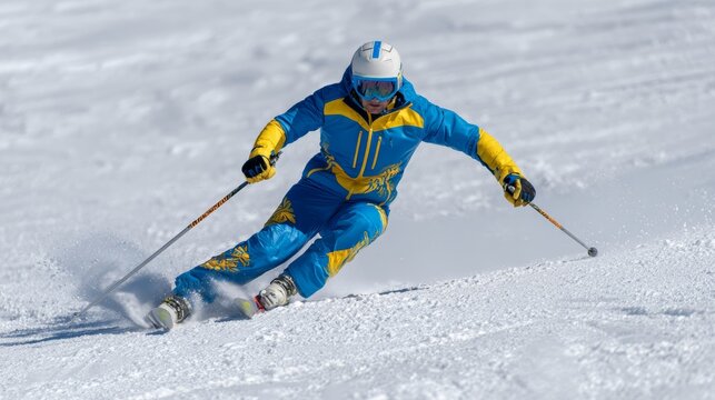 Skiing in Snow Mountain Ski Resort