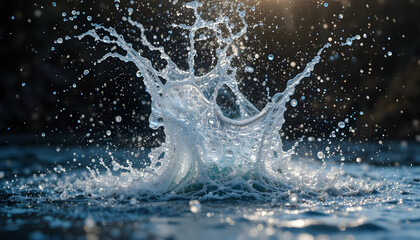splash of water