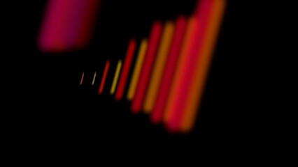 Dynamic colorful lines create a modern abstract design against a dark background for projects