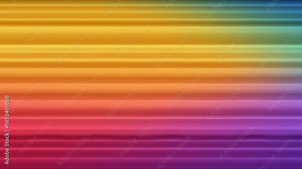Poster chromatic spectrum harmony: a visually captivating image, featuring a seamless blend of vibrant, hor