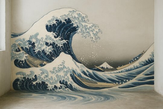 Big wave 絵画 ビック アート 原画 海 送料無料 ブルガリア ビッグ