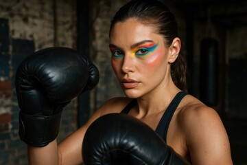 A Study of Fighter's Grit and Beauty