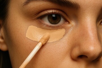 Applying Foundation with a Makeup Brush