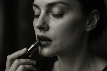 Obraz premium A Study in Monochrome Beauty