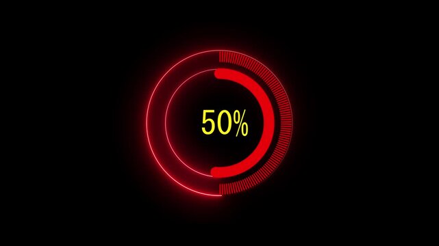 circle loding animation on a  background.Beautiful Circle Loading icon animation. loading progress bar loading animation for website 4K Progress Bar Animation. loading bar 0-100 percent