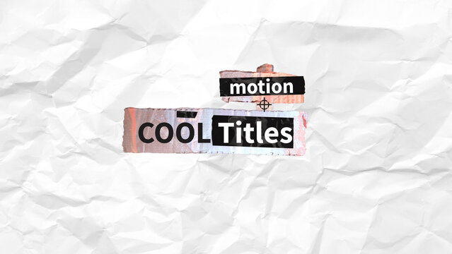 Dynamic Cardboard Title 05