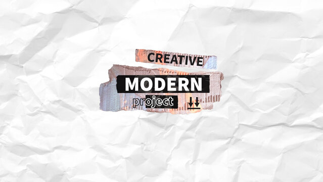 Dynamic Cardboard Title 06