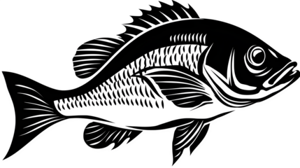 Filled black icon of fish silhouette jumping, transparent background