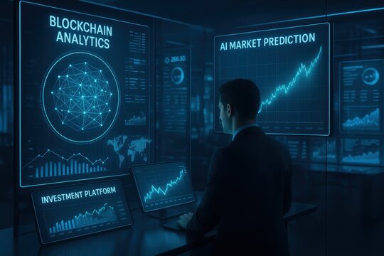 Advanced financial analytics dashboard with real-time cryptocurrency trading and market intelligence