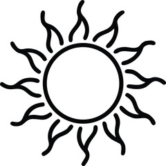 sun vector illustration