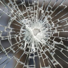 broken glass window
