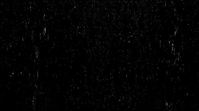 Raindrop on glass window surface overlay effect