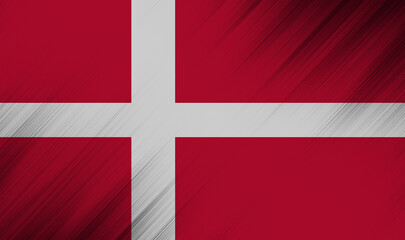Fototapeta premium Red and white abstract representation of a national flag design