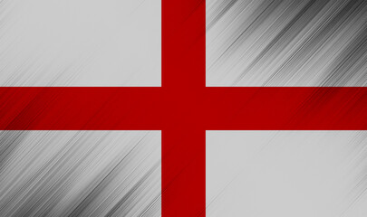 Obraz premium Bold colors blend in a striking representation of England's flag