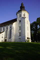 Naklejka premium The Johanniterkirche Mirow (sometimes also Stadtkirche Mirow, Parish Church Mirow, Schlosskirche Mirow) is a listed church building on the Schlossinsel in Mirow in Mecklenburg-Western Pomerania. Germa