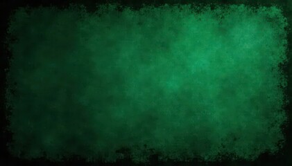 Obraz premium Elegant dark emerald green, vintage grunge texture, black border , luxury, dark, matte