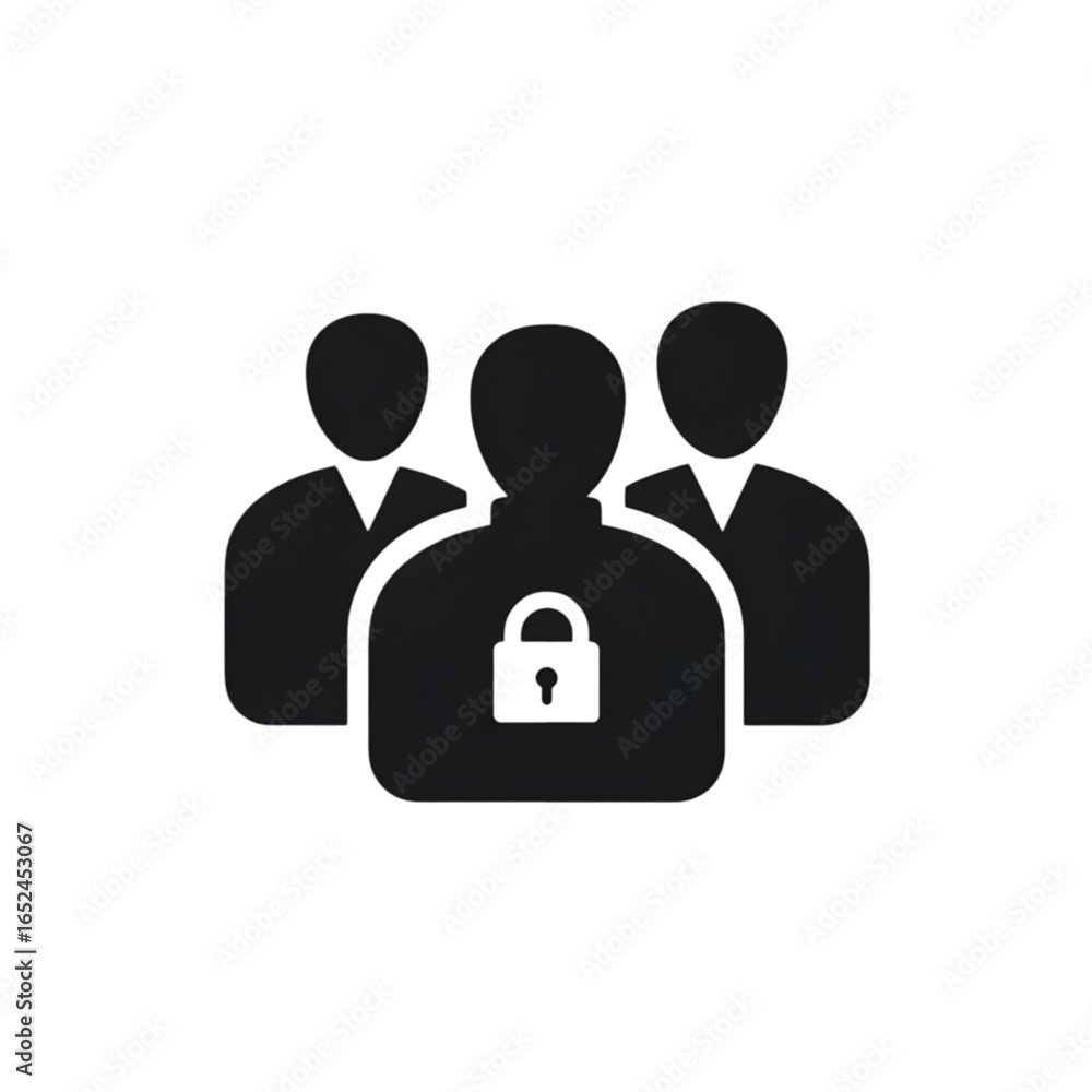 Poster a conceptual image depicting the importance of privacy and data protection in the digital age. empha