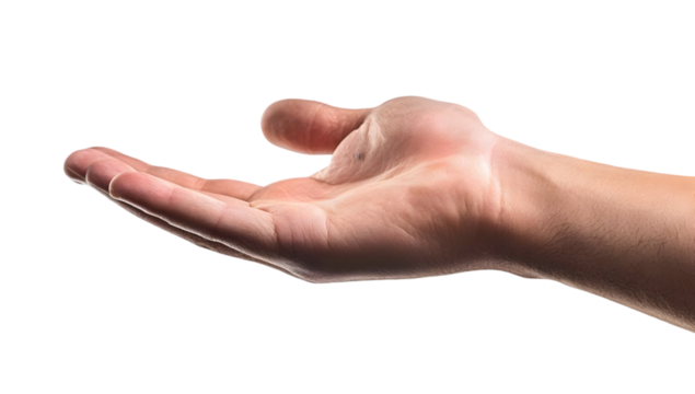 An open hand gesture symbolizing invitation, support, or the act of giving. Ideal for themes of assistance, communication, or cooperation.