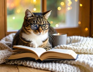 Young in a cat mask posing joyfully with a smartphone against a vibrant yellow background. Happy kid with feline disguise use mobile for fun photo on bright gold backdrop.