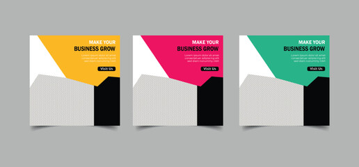 modern design template for business presentation