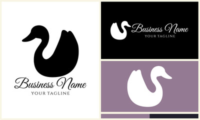Swan Logo Design Variations.