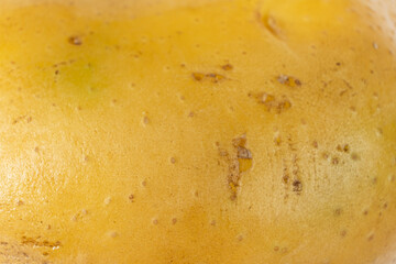 Natural Unpeeled Potato Texture Macro Shot Top View