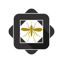 Mosquito icon isolated on transparent background