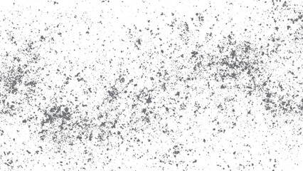 White textured surface with grunge black ink splatter creative background. Ink splatter abstract design with black spots on white textured background