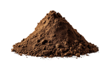 Harvesting rich coffee grounds farm food rustic isolated on transparent background, png
