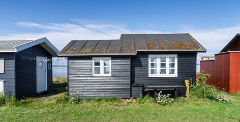 Small Wooden Cabin With Greenery in a Picturesque Countryside Setting, Faaborg, Denmark