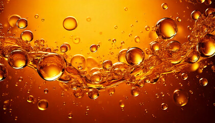 Oil Bubbles Floating in Water Abstract Background for Designers and Creatives
