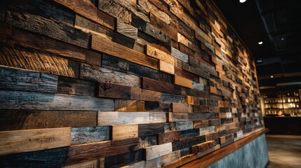 Colorful Wooden Wall Panels In Interior Design