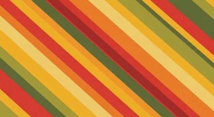 Diagonal Stripes In Autumn Colors abstract background