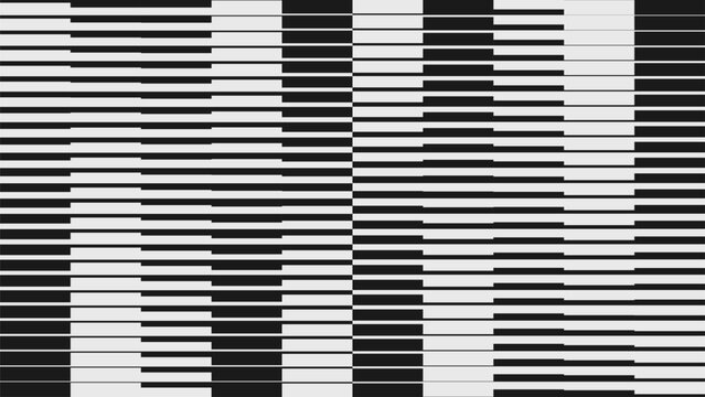 Abstract modern composition in brutalism style, Postmodern geometric ornament with simple shapes in monochrome colors, bold aesthetic, dynamic gradient horizontal transition vector