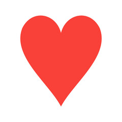 heart red ace playing card poker png symbol love simple design