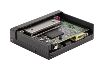 Innovative technology device laboratory electronics view isolated on transparent background, png