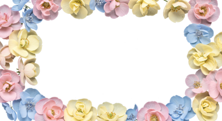 flower art borders and transparent background, frame, wallpaper, background, abstract	