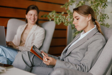Business Meeting Emphasis on Focus and Collaboration in Todays Modern Workplace Environment