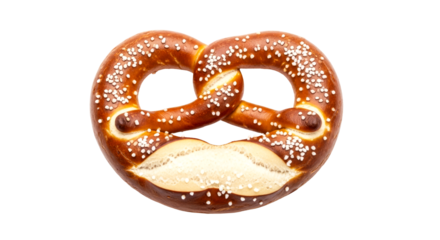 delicious pretzel with transparent background perfect for design projects