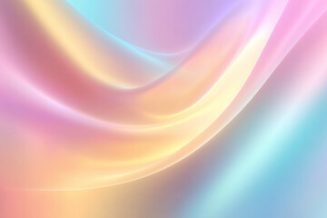 Abstract Soft Pastel Gradient Background with Smooth Pink, Gold, Peach, and Light Blue Transitions in Clean Minimal Vector Style