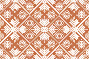 Seamless Tribal Diamond Textile Pattern – Ornamental Ethnic Geometric Vector