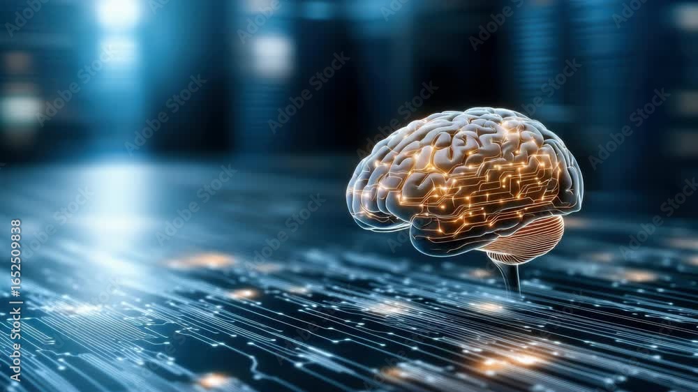 Poster digital brain technology circuits and innovation in artificial intelligence and data