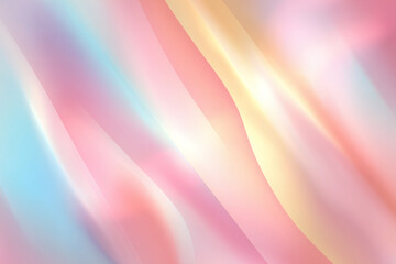 Abstract Soft Pastel Gradient Background with Smooth Pink, Gold, Peach, and Light Blue Transitions in Clean Minimal Vector Style