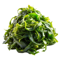 Vibrant Green Seaweed A CloseUp View of Fresh Wakame