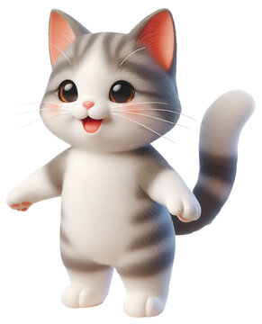 Katze fr&ouml;hlich 3