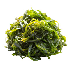 Closeup of a Pile of Prepared Seaweed